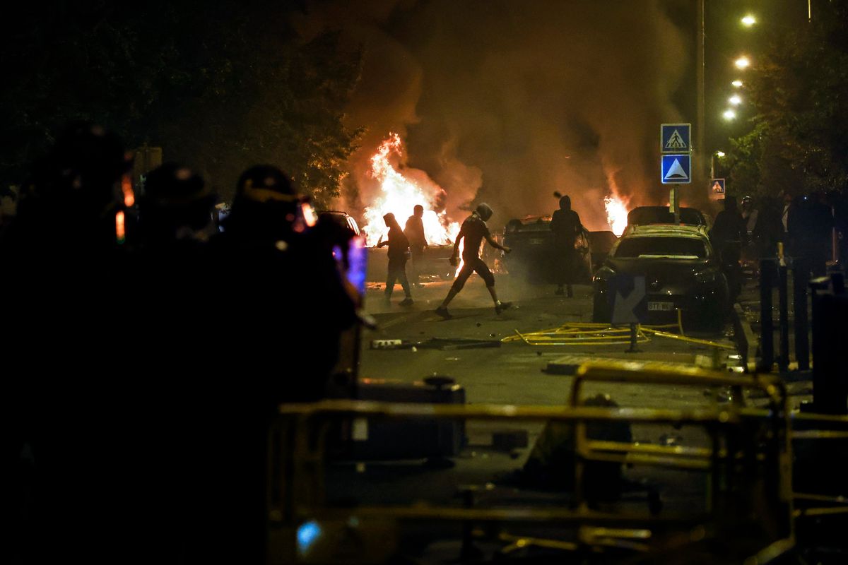 Die Gewalt hat auch die Menschen in den Banlieues verstört: Ausschreitungen in Nanterre bei Paris nach dem Tod von Nahel Ende Juni. 