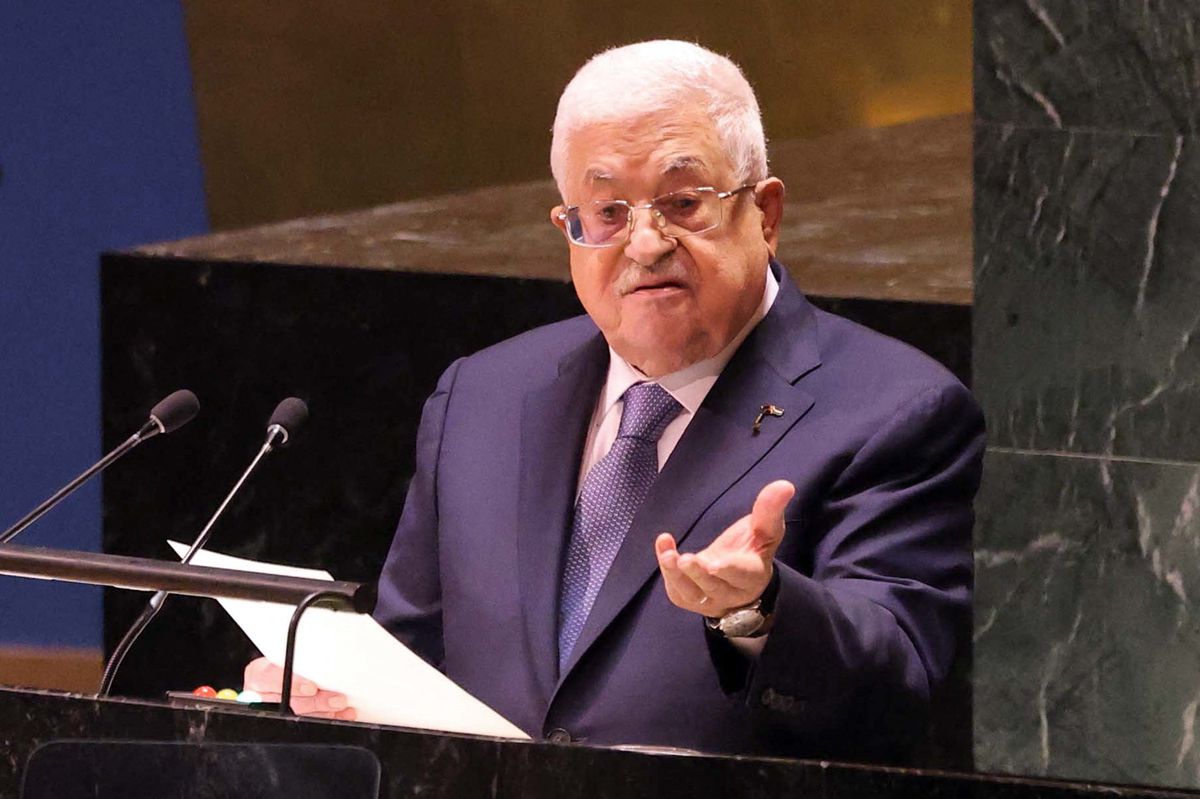 Machtloser Palästinenserpräsident: Mahmoud Abbas – hier bei der UNO-Vollversammlung in New York im September.