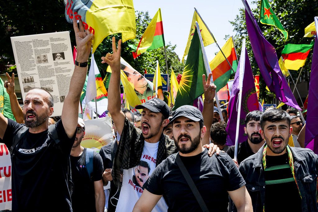 Volk ohne Staat: Kurden demonstrieren in Lausanne am vergangenen 22. Juli zum 100. Jahrestag des Lausanner Abkommens.