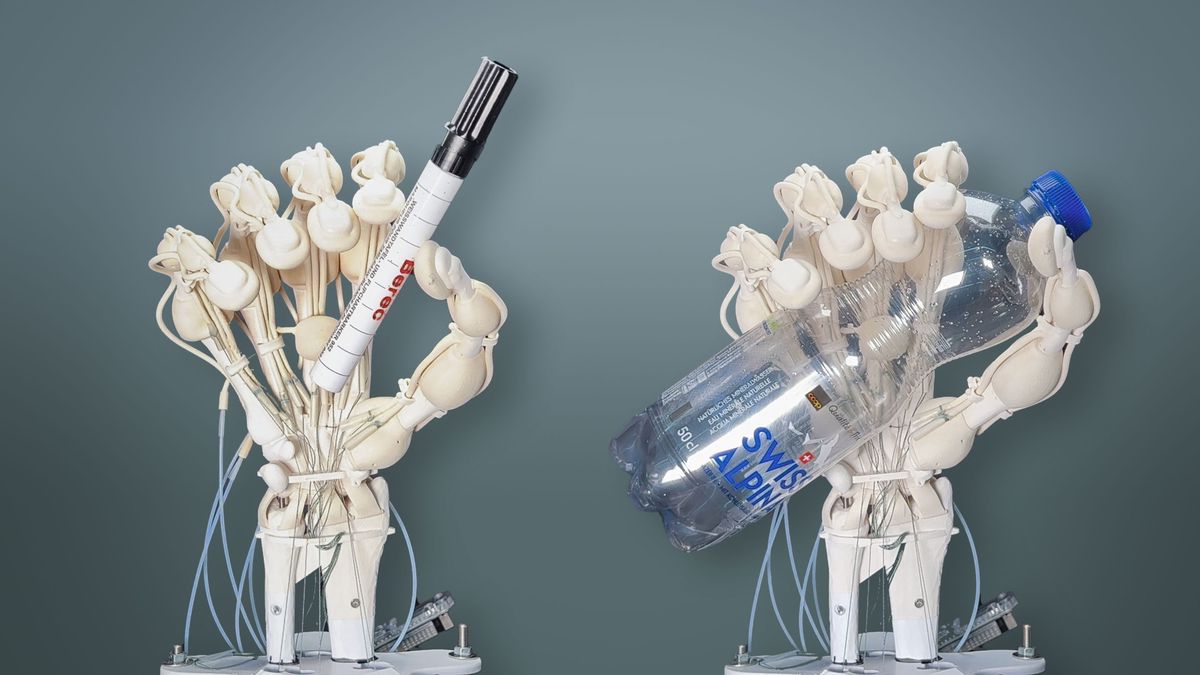 Die neuen Roboterhände können in nur einem Druckvorgang dreidimensional hergestellt werden. 