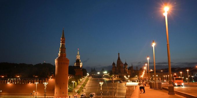 Blick auf den Kreml in Moskau.