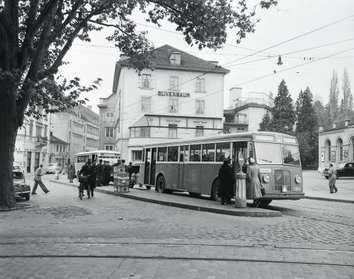 Der Stadelhofen im Jahre 1950.