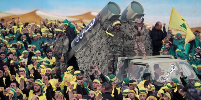 Hisbollah Kämpfer Feiertag