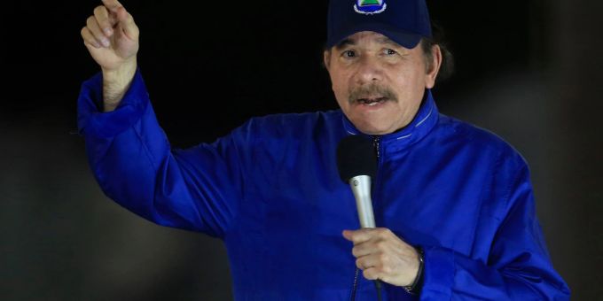 Daniel Ortega, Präsident von Nicaragua, regiert ununterbrochen seit 16 Jahren.