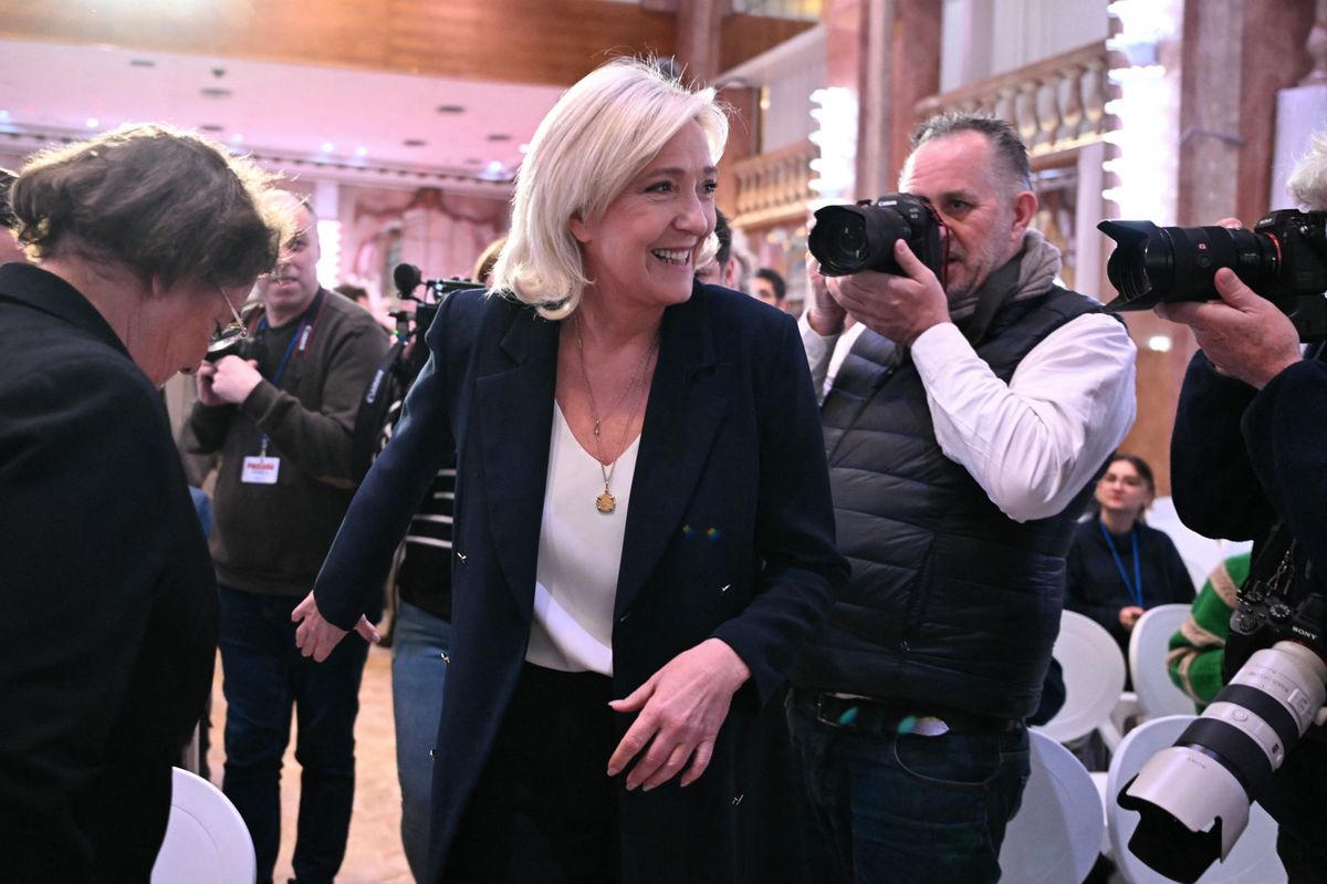Von Triumph zu Triumph, wenigstens in den Umfragen: Marine Le Pen, Fraktionschefin des Rassemblement National. 