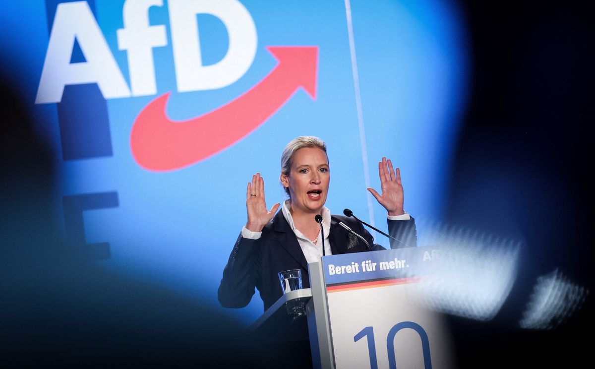Das Rechtsextremen-Treffen in Potsdam hat Folgen: Die AfD-Vorsitzende Alice Weidel musste sich wegen der Entlassung ihres Mitarbeiters Roland Hartwig rechtfertigen.