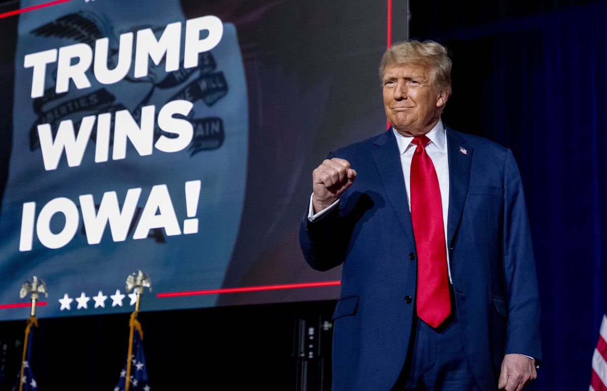 Iowa gewonnen und nun klarer Favorit der Republikaner für New Hampshire: «The Donald», Donald Trump.