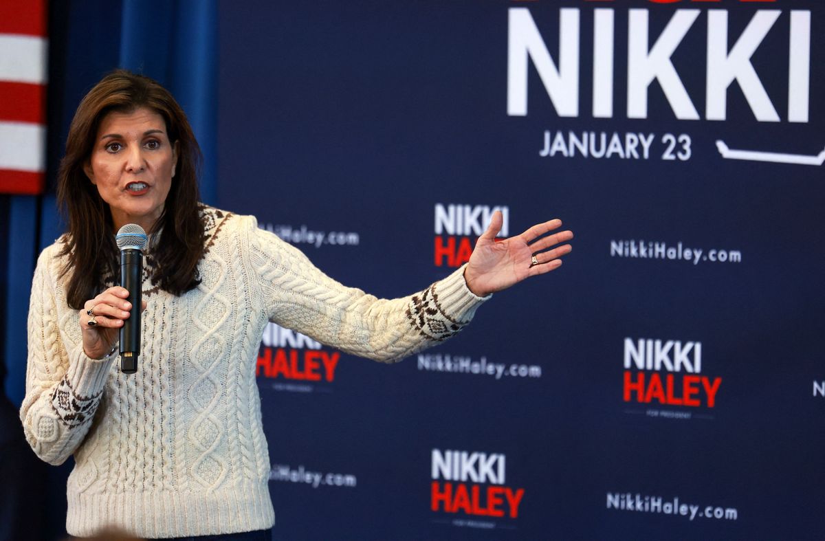 Kämpft um ihre letzte Chance: Die republikanische Präsidentschaftsanwärterin Nikki Haley. 