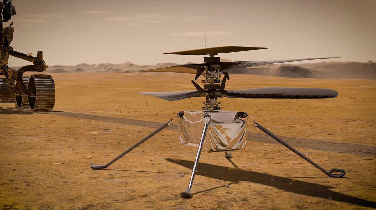 Der Mini-Hubschrauber «Ingenuity» fliegt nach drei Jahren auf dem Mars nicht mehr.