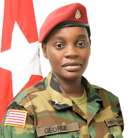 Historische Ernennung: Geraldine George, die erste Verteidigungsministerin Liberias.