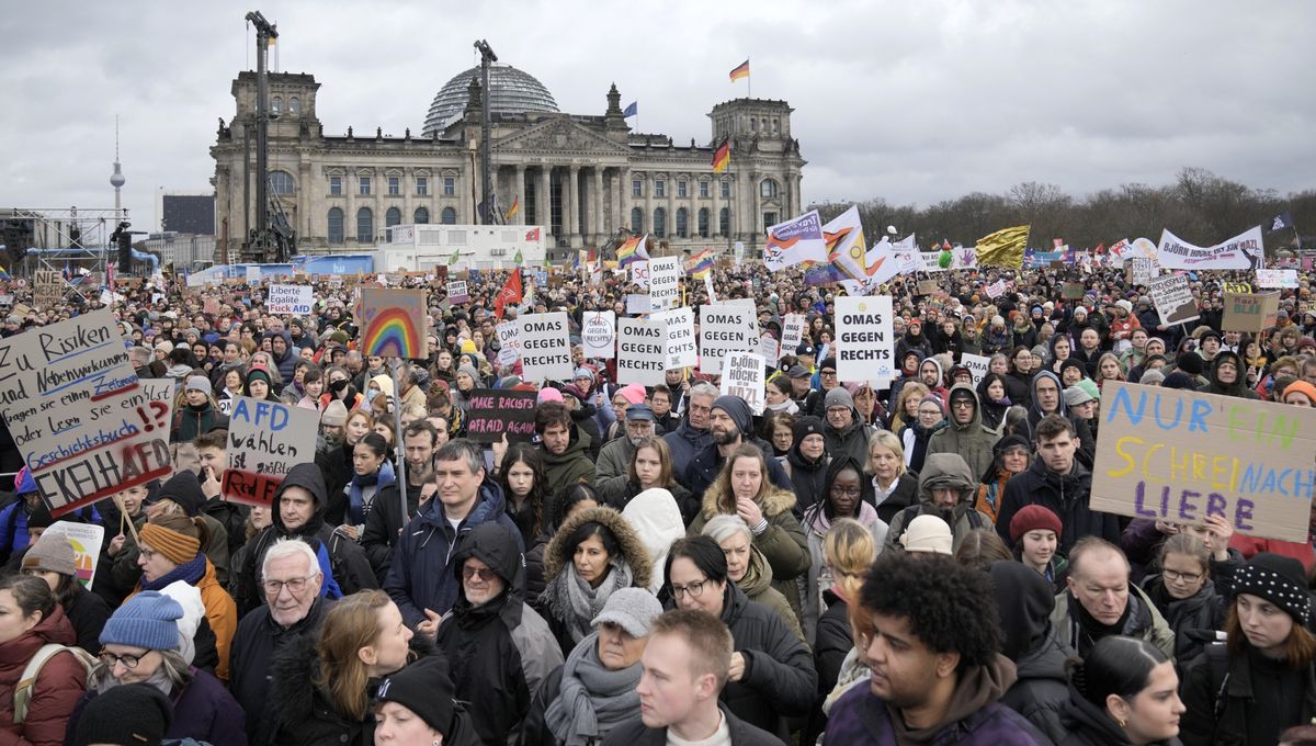 Starkes Zeichen gegen Rechtsextremismus: Allein in Berlin demonstrierten rund 150’000 Menschen.