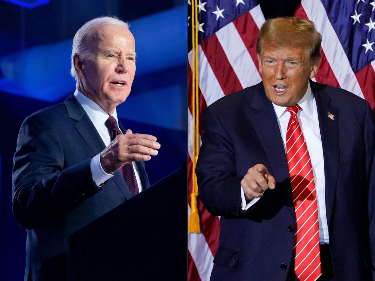 Zwei alte Männer mit grossen Plänen: Präsident Joe Biden (links) und sein Vorgänger und Herausforderer Donald Trump.