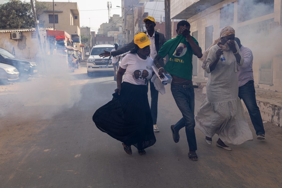 Die Verschiebung der Präsidentschaftswahl hatte in Senegal Unruhen ausgelöst. (20. Februar 2024)