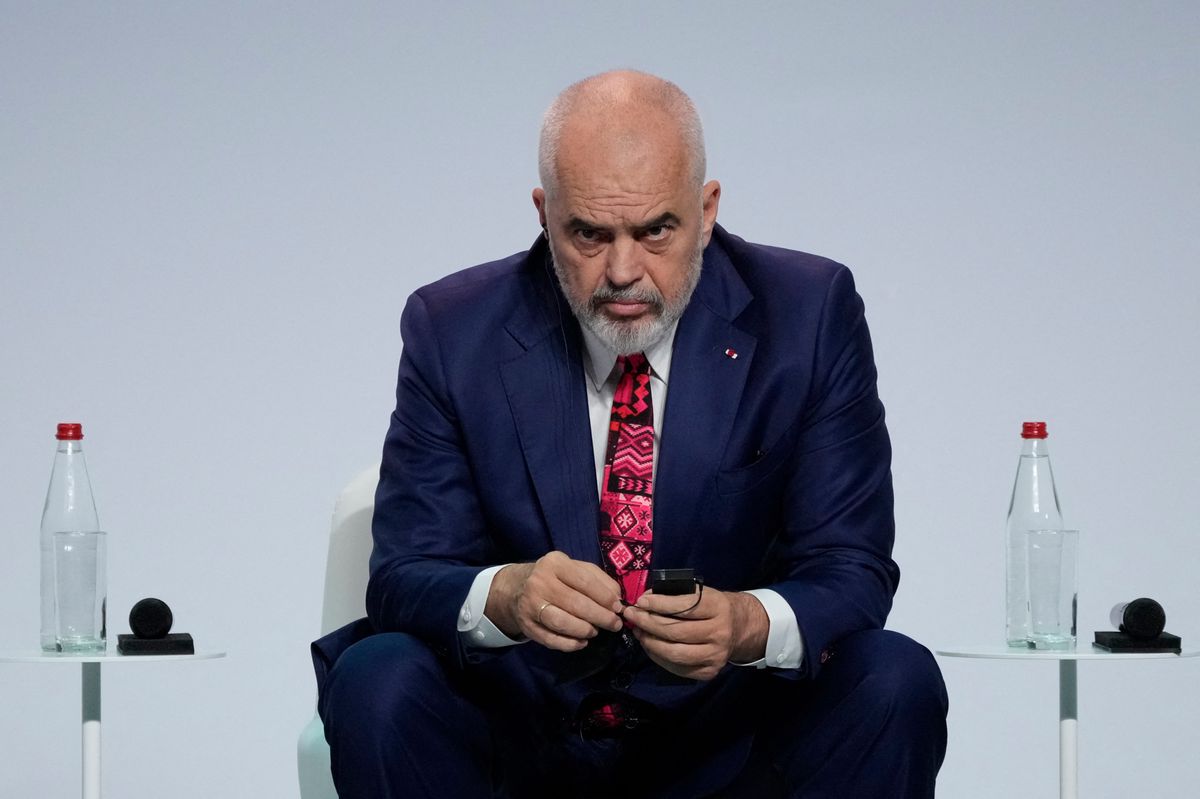 Liebt bunte Krawatten: Albaniens Regierungschef Edi Rama.