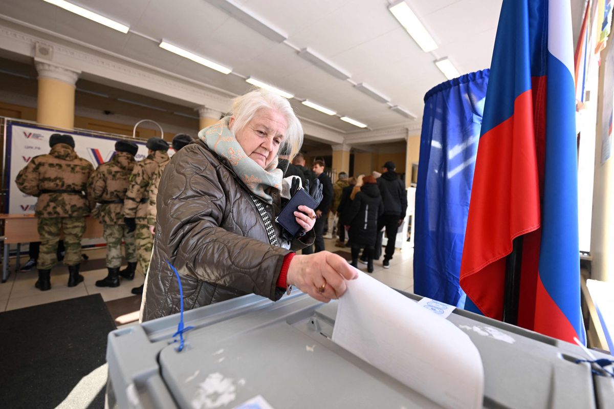 Wahllokal in Moskau: Internationale Beobachter sind nicht zugelassen.