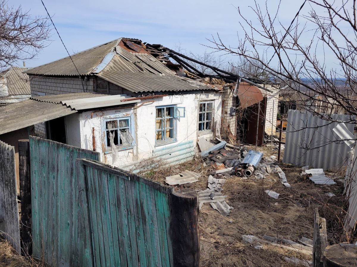 In Kupjansk sind 60 Prozent der Häuser beschädigt.