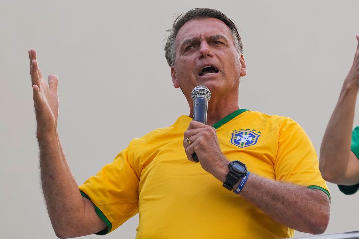 Brasiliens Ex-Präsident beim Wahlkampf: Jair Bolsonaro.