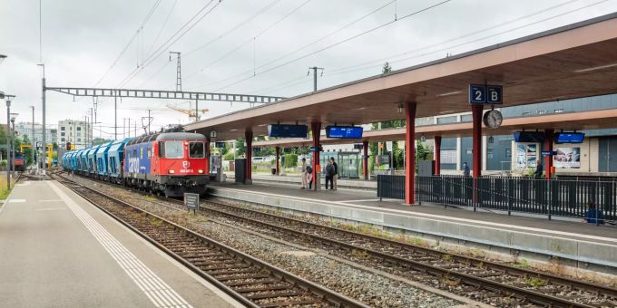 Der Bahnhof Wetzikon (ZH).