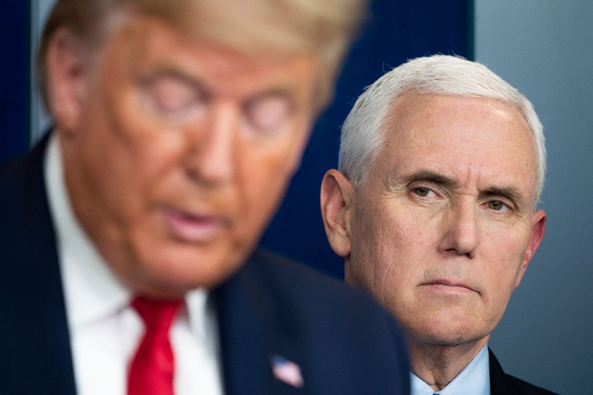 Haben das politische Heu nicht mehr auf der gleichen Bühne: Mike Pence (rechts) will nicht für Donald Trump stimmen. (Archivbild)