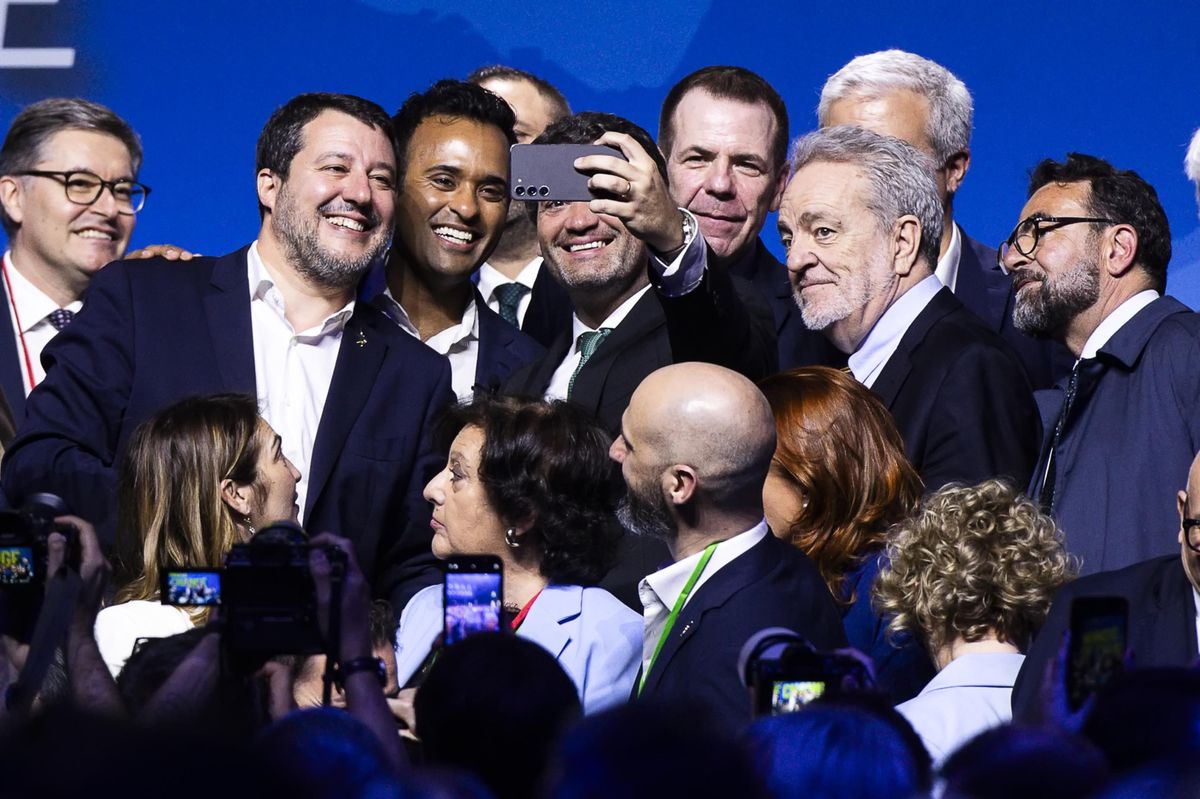 Matteo Salvini liess sich am Wochenende in Rom feiern. Interessant war aber, wer nicht gekommen war.