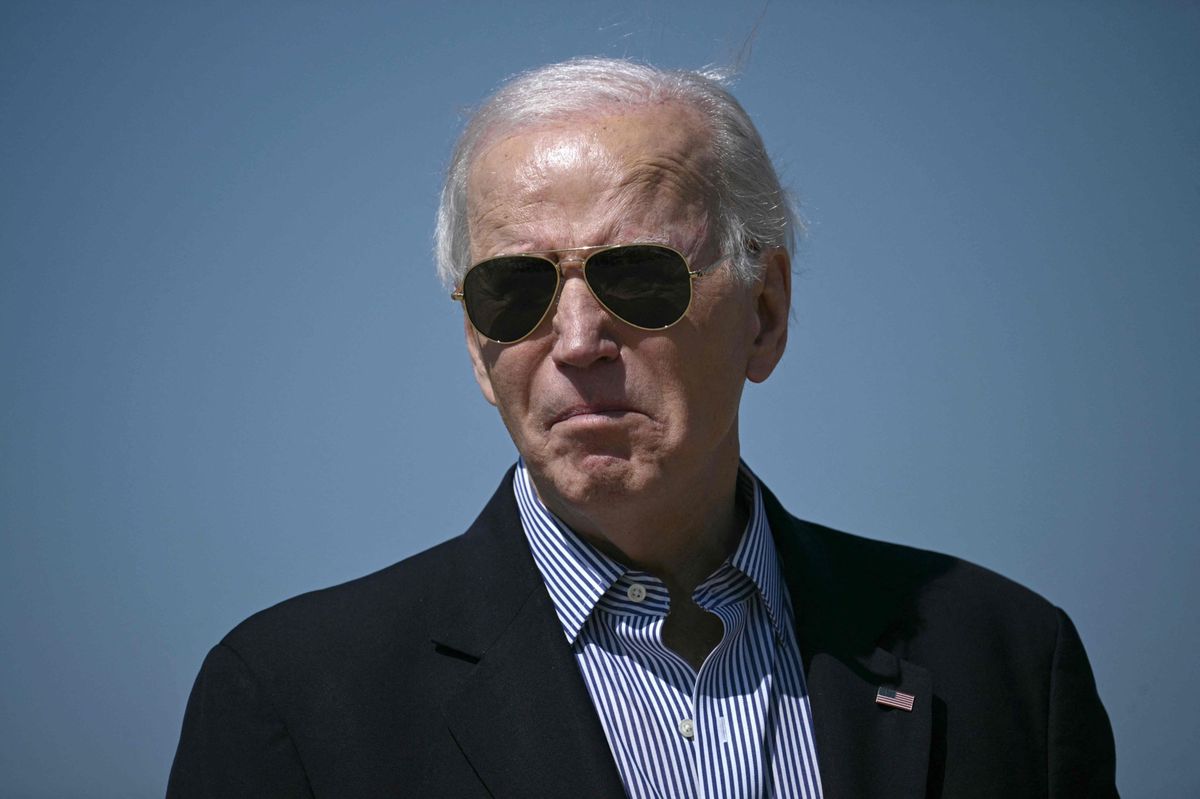 Nicht erfreut: Joe Biden.