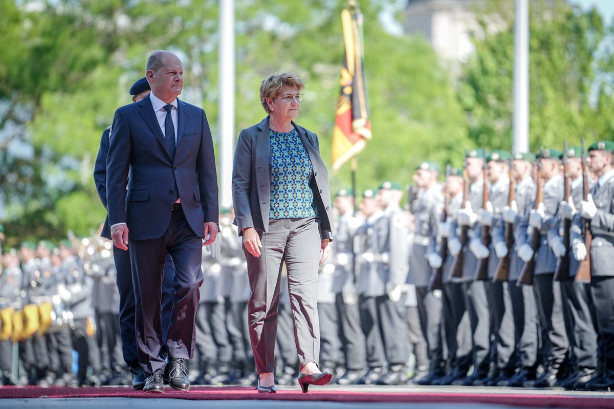 Militärische Ehren: Am Donnerstag wird Amherd noch vom deutschen Bundespräsidenten Frank-Walter Steinmeier empfangen.