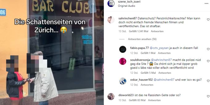 Szene isch zueri Instagram